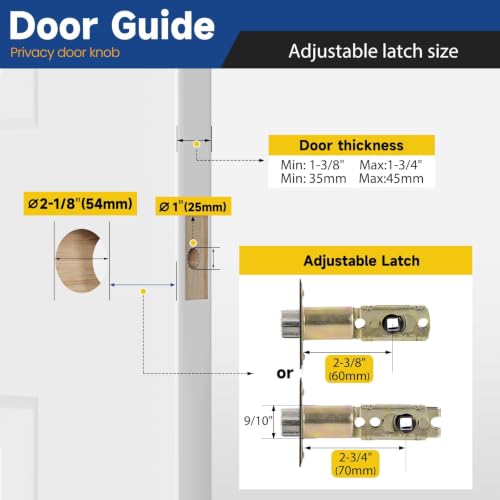 Keyed Entry Door Knob with Lock