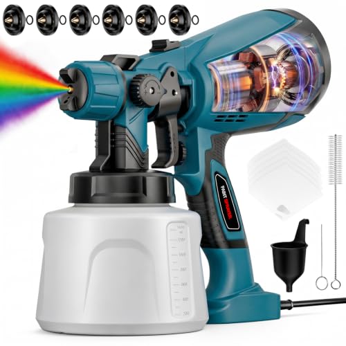 1000W HVLP Electric Paint Sprayer Gun for House Painting