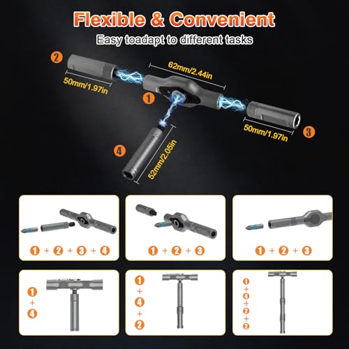 42 in 1 Magnetic Ratchet Screwdriver Set With Case (42 in 1)