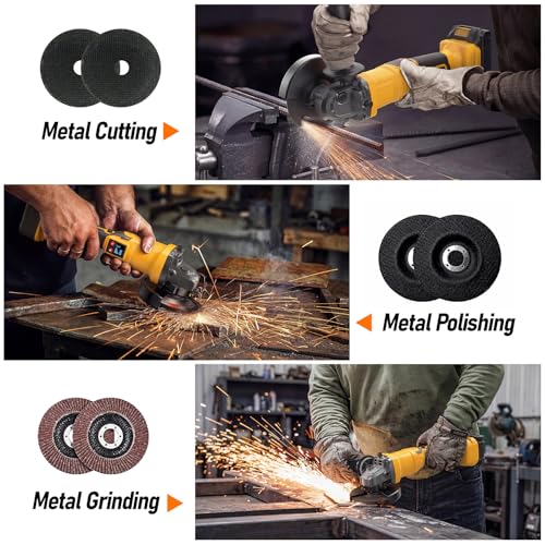 Cordless Angle Grinder Fit for Dewalt 20V Max Battery