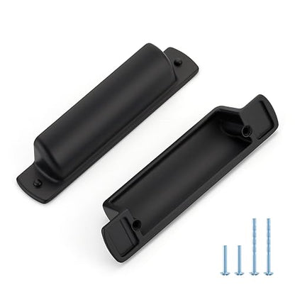 Matte Black Cabinet Pulls Cabinet Handles (Black / 3 inch Hole Center)