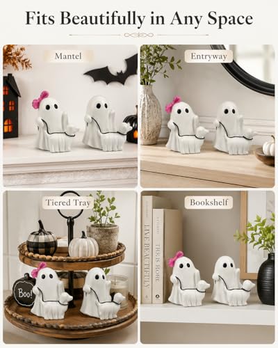 Halloween Ghost Walking Dog Figurines (Ghost Walking Dog)
