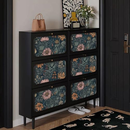 Vintage Peel and Stick Wallpaper Boho Floral Wallpaper Removable