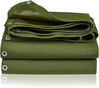 Heavy Duty Canvas Tarp 8x12ft