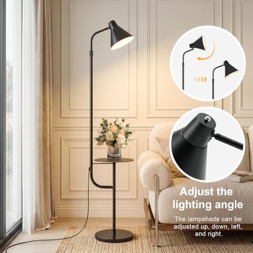 Living Room Floor lamp with Coffee Table