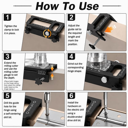 Door Hinge Jig (Black)