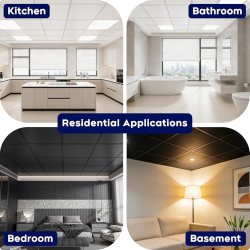 Premium PVC Smooth Drop Ceiling Tiles