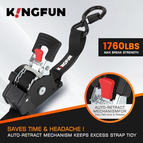 Retractable Ratchet Straps