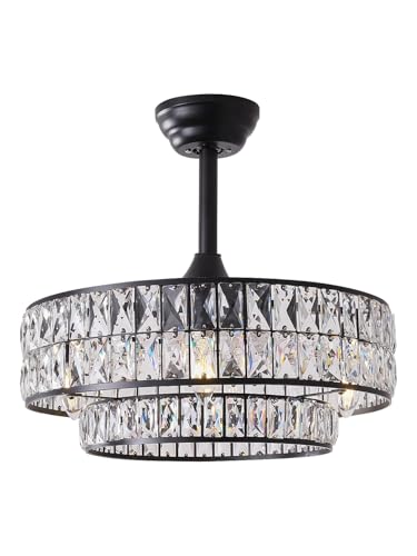 20" Gold Fandelier Ceiling Fan with Light