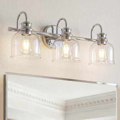 3 Lights 24" Bathroom Vanity Light Fixtures (Chrome / 3 Lights)