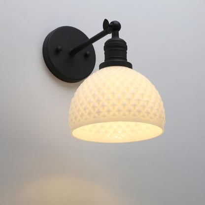 Milk White Modern Wall Sconce
