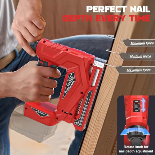 Cordless 2" Brad Nailer Compatible with Dewalt 20V Battery
