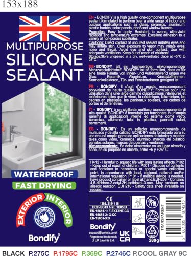 Waterproof Silicone Sealant White