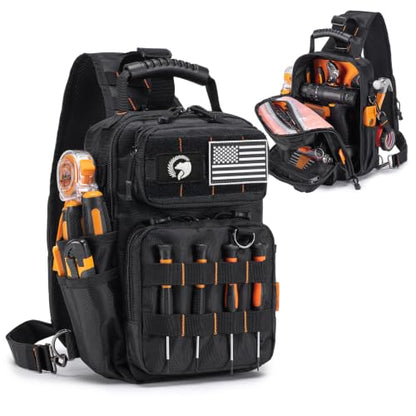 Tactical Electrician & HVAC Tool Chest Bag Small Tool Pouch 9L