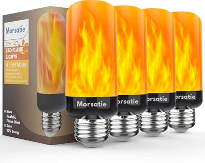 Upgraded LED Flame Light Bulbs