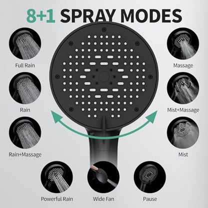 12 Inch Rain Shower Head with Handheld Combo