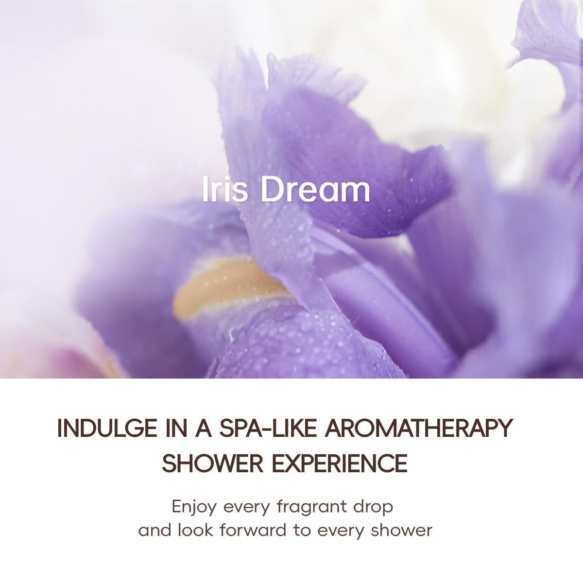 Korean 3-in-1 Aroma Filtering & Skin-Nourishing Shower Filter (Iris Dream)