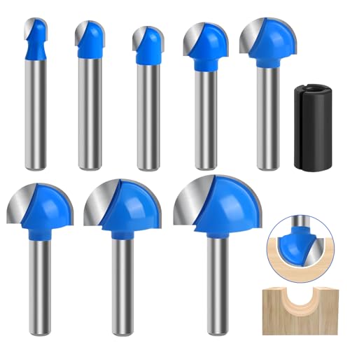 8pcs Core Box Router Bit Set