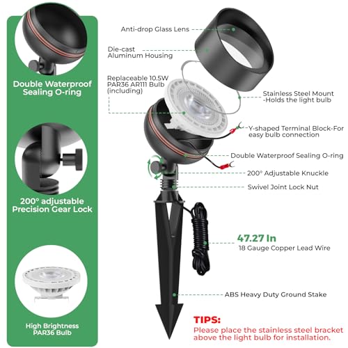 Low Voltage Landscape Flood Light