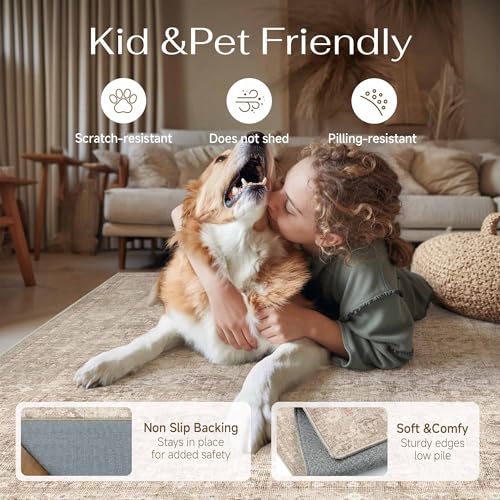 2x3 Beige Neutral Entryway Area Rug (Neutral | Beige / 2' x 3' (Rectangular))