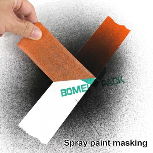1.5 Inch Wide Masking Tape (Orange)