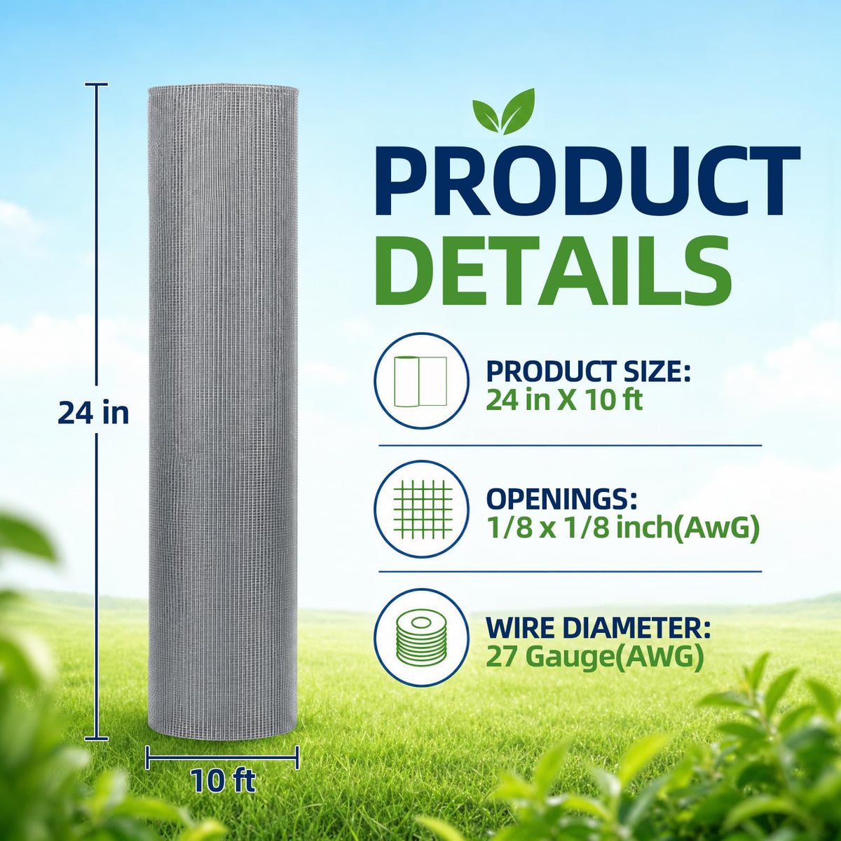 Hardware Cloth 1 (24in x 10ft)