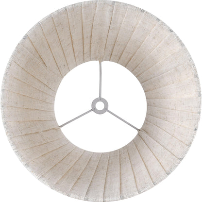 Small Beige Oatmeal Linen Lampshades for Table Lamps (Beige-pleated / 5 × 9 × 6.4 inches (2 pack))