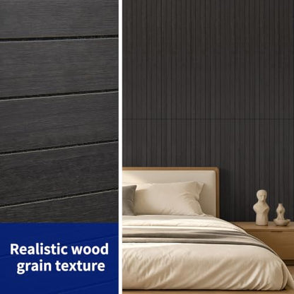 6 Pack Peel and Stick Wood Panels for Wall
