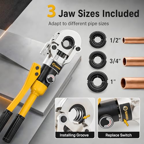 Copper Pipe Crimping Tool with 1