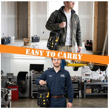 13 inch Small Tool Bag for Men (Black)