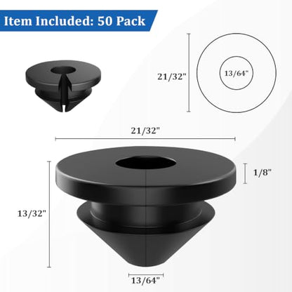 Cable Railing Rubber Grommets Protective Sleeves for 1