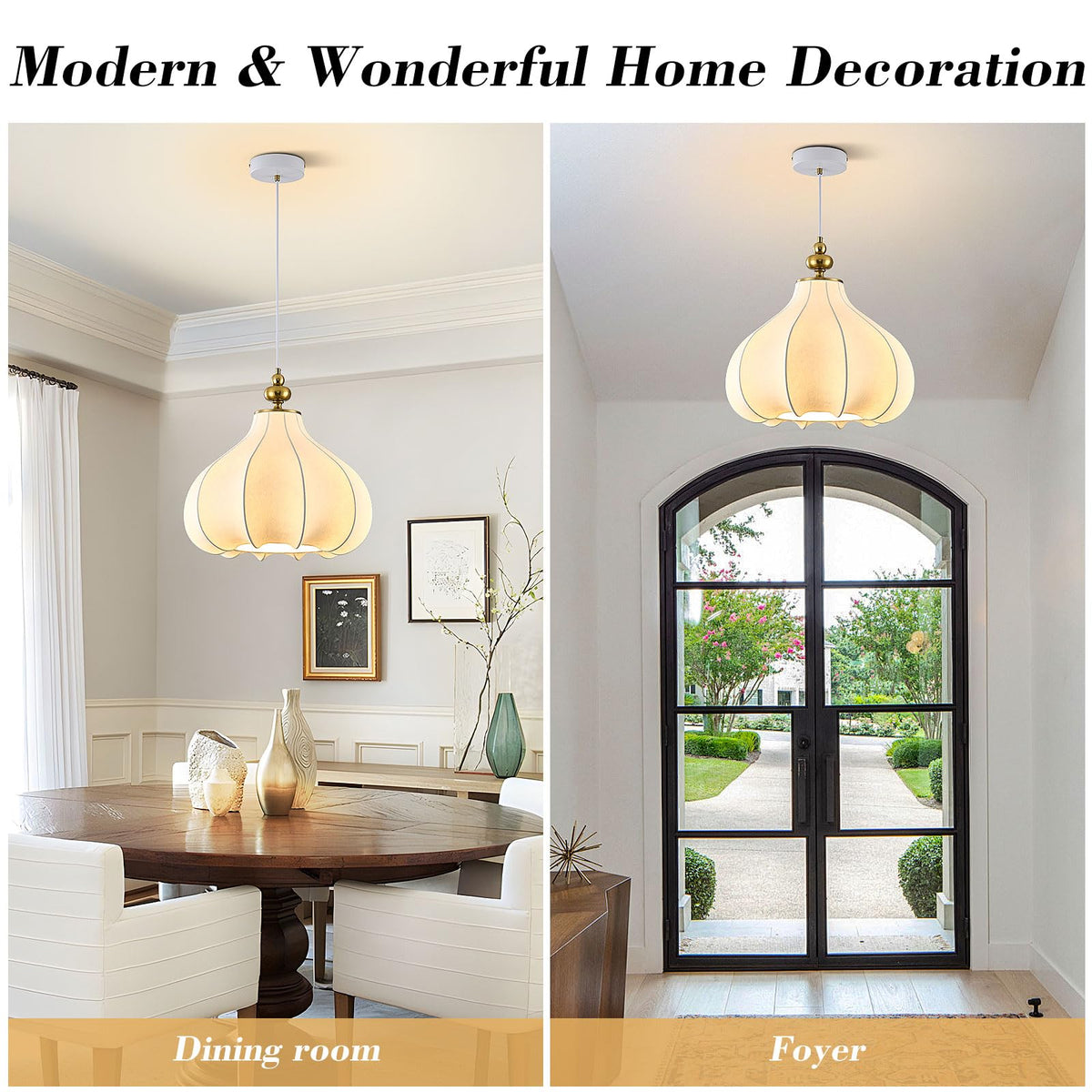 Fabric Pendant Light (40cm)