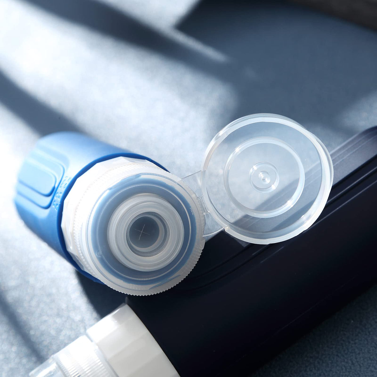 Travel Bottles for Toiletries (Blue-3oz)