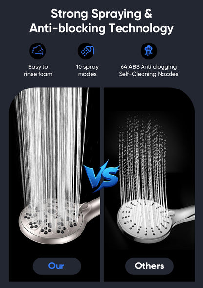 Shower Head with Handheld High Pressure (Brushed Nickel)