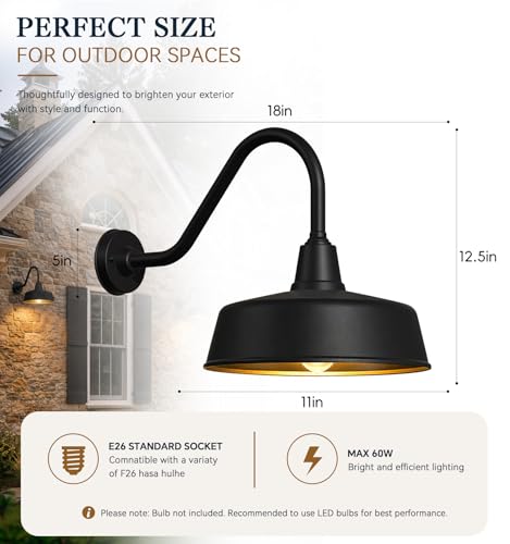 Classic Gooseneck Barn Light