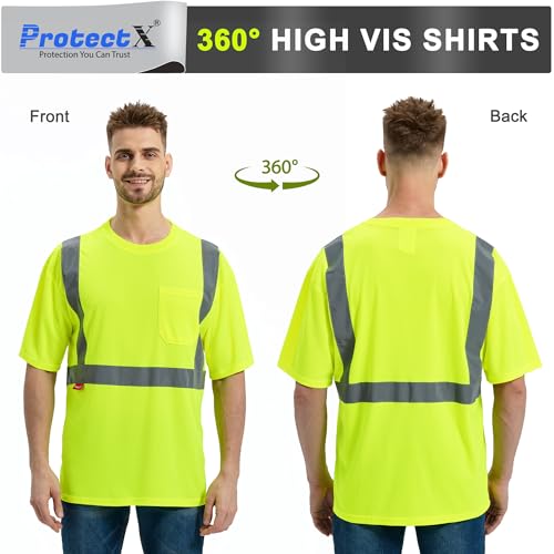 Hi Vis Short Sleeve Safety Shirts