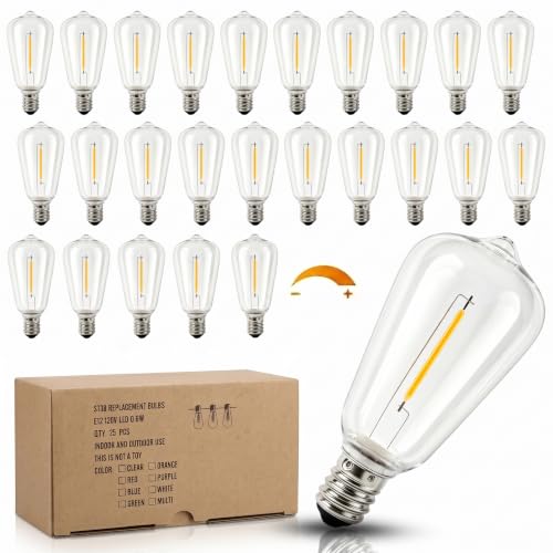 ST38 LED Replacement String Light Bulbs