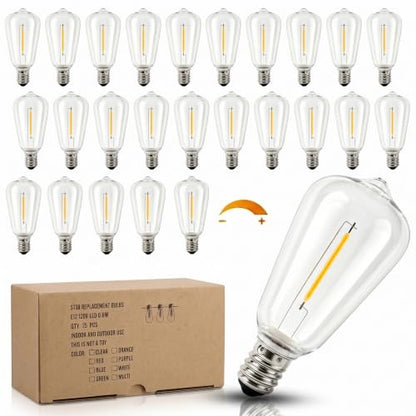 ST38 LED Replacement String Light Bulbs