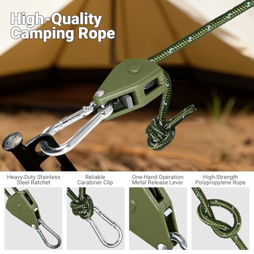Camping Ropes Guy Lines