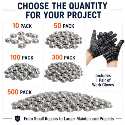 Galvanized Metal Roof Screw Caps