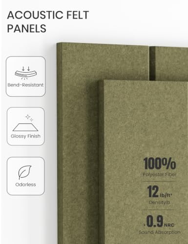 48" x 36" Large Felt Bulletin Board (Seaweed / Bold-stripe 12-pack)