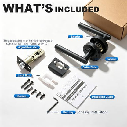 Privacy Door Handle with Lock