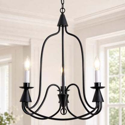 Black Farmhouse Chandelier