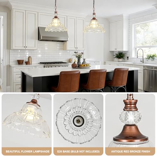 Chandelier with Flower Shade
