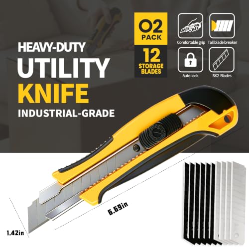 Heavy Duty Utility Knife with Auto