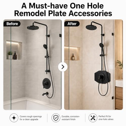 One Hole Remodel Cover Shower