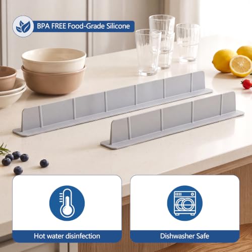 Silicone Water Splash Guard 28” 20" for Sink Front Edge & Behind Faucet
