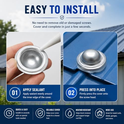 Metal Roof Screw Caps