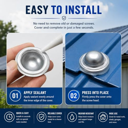 Metal Roof Screw Caps