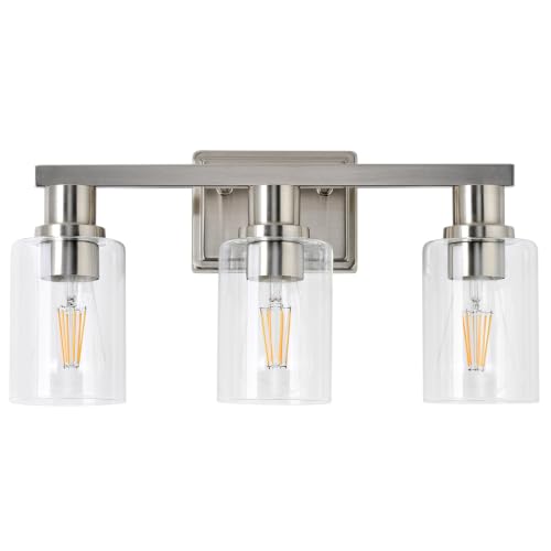 3 Light Bathroom Vanity Light (Brushed Nickel / 3 Lights)